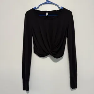 Free‎ People Movement Undertow Long Sleeve Crossover Twist Front T-shirt Small thumbnail 4