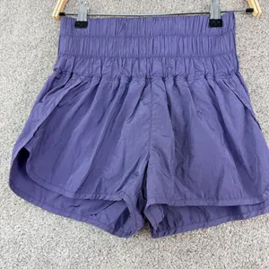 FP Movement The Way Home Short Size XS Purple High Rise Smocked Running Athletic thumbnail 1