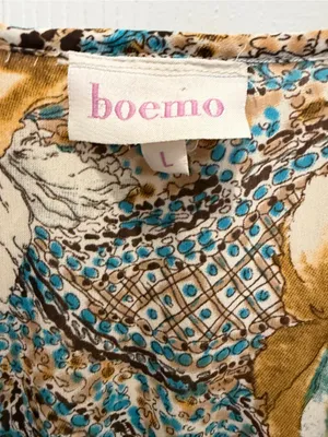 BOEMO Anthropologie floral paisley tiered maxi dress Floral Tiered Maxi Dress L thumbnail 3
