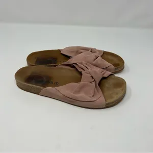 Jeffrey Campbell Bow‎ Tie Slides Pink Sz 40 thumbnail 3