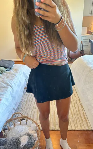 Black Athletic Skirt thumbnail 2