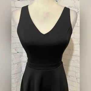 Abercrombie & Fitch Black dress Mesh Sides And Zipper Back Size Small thumbnail 2