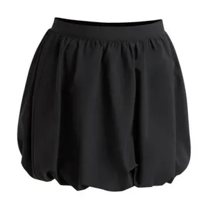 Scoop Womens Mini Skirt Size 16 Black Tech Mini Bubble Hem Relaxed Fit Stylish thumbnail 1