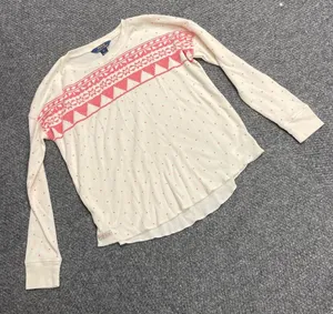 POLO Ralph Lauren kids youth thermal waffle long sleeve top fair isle winter XL thumbnail 1
