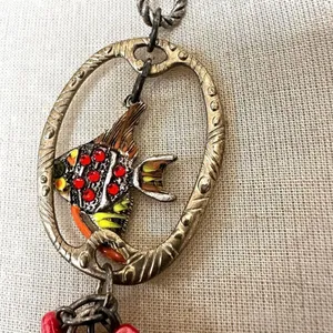 Chico’s long ocean charm necklace thumbnail 2