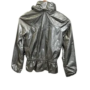 Lululemon X Barrys‎ Women's Titanium Foil Stronger As One Hooded Jacket Size 0 thumbnail 7