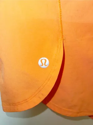 Lululemon Women's Orange Performance Short Sleeve Top thumbnail 7