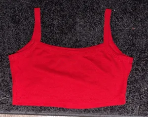 Shein Top Crop red thumbnail 1