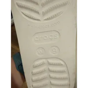 Crocs Baya Platform Sandals Women Sz 9 White Comfort Double Strap Slide Casual thumbnail 6