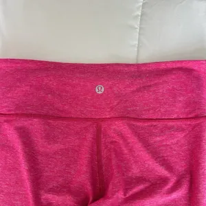 Lululemon Womens 8 Leggings‎ Hot Pink Heathered Yoga thumbnail 5