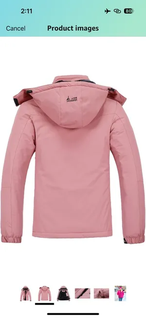 Ski Jacket Pink Size M thumbnail 4