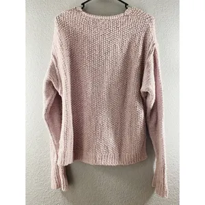 Free People Purple Coco V Neck Knit Sweater thumbnail 14