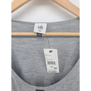 Cabi Summer‎ Jumpsuit Womens XXL Heather Gray 6151 Sleeveless Keyhole Wide Leg thumbnail 3