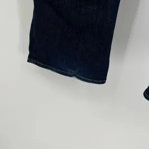 Lucky Brand boot cut dark wash blue jeans denim pockets zip closure Size 10 long thumbnail 6
