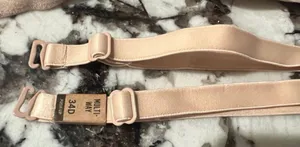 Victoria's Secret PINK Wear Everywhere Push-Up Strapless Bra 34D Beige Molded thumbnail 11
