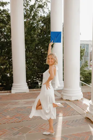 Altar'd State White Satin Dress thumbnail 2