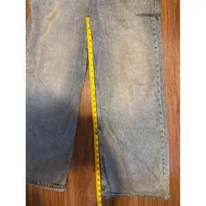 Aeropostale Aero Baggy Wide Leg Jeans Light Wash High Rise Denim Womens 14 Reg‎ thumbnail 3