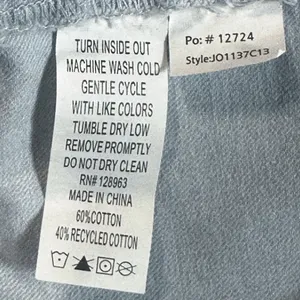 Indigo Rein Light Wash Jogger Casual Pants Elastic Drawstring Waist Size XL thumbnail 4