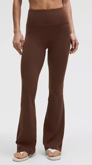 Lululemon Brown Lava Cake Groove Nulu Super-High-Rise Flared Pant Leggings Tight thumbnail 1