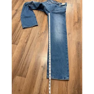 Levi's Ribcage Straight Jeans Women's 24x32 Super High Rise NWT Blue thumbnail 10