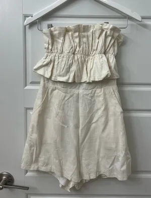 Princess Polly Linen Romper thumbnail 3