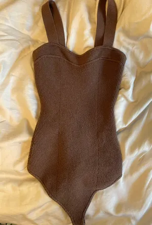 ribbed bodysuit thumbnail 2