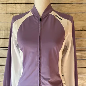 Specialized Solar Vita Jersey White and Lavender Cycling Jacket Size Medium thumbnail 4