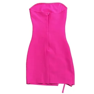 Revolve Hours Aimee strapless mini dress hot pink - Small thumbnail 5