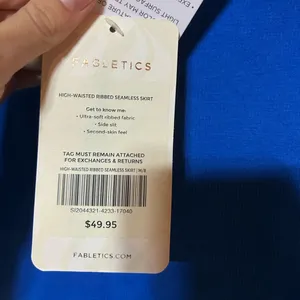 Fabletics high waisted ribbed seamless skirt thumbnail 2