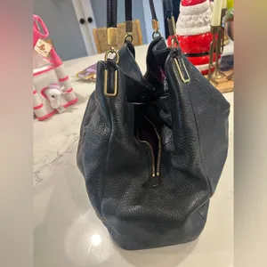 Coach Black Pebble Madison Leather 3 Compartment Phoebe Shoulder Bag black thumbnail 4