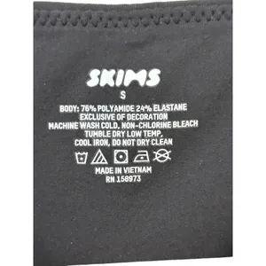 Skims Fits Everybody High Neck Bodysuit Onyx Size Small NWT thumbnail 9