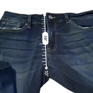 Kancan Flare Jeans Womens 29 Dark Wash High Rise Distressed Stretch Denim‎ thumbnail 9