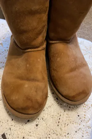 UGG short classic boots (6) chestnut tan light brown winter GUC thumbnail 3