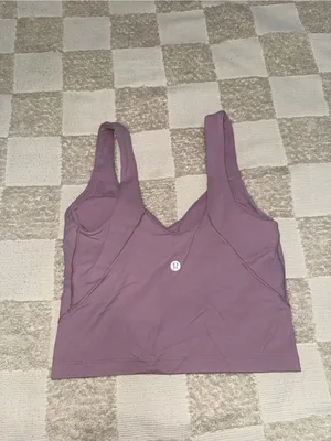 Lululemon Align‎ Tank Top *Light Support, A/B Cup Lavender Lux size 2 thumbnail 3