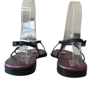 Gucci Tom Ford Era Thong‎ Sandals Metallic Purple 7B thumbnail 6