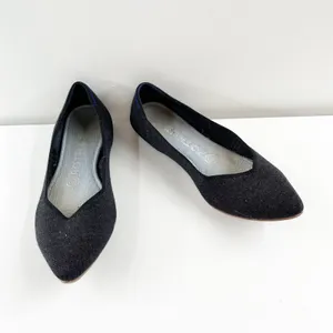 Rothy's The Point Ballet Knit Flats Gray 7 thumbnail 4