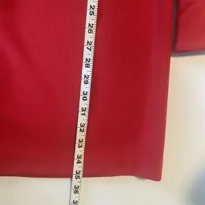 Calvin Klein Red Beaded Sleeve‎ Sheath Midi Dress Size 6 Holiday Party Cocktail thumbnail 12