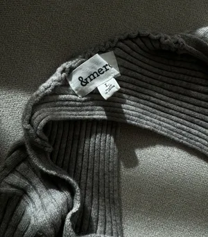 Gray Midi Sweater Dress thumbnail 5
