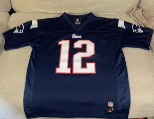 National Football League Tom Brady Patriots Jersey thumbnail 1