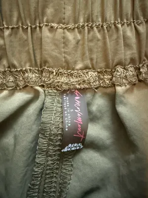 Free People Movement Next Round Shorts - Olive Green thumbnail 5