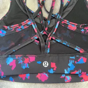 Lululemon Strap It Like Its Hot Bra Dandy Digie Multi / Black size 4 thumbnail 5