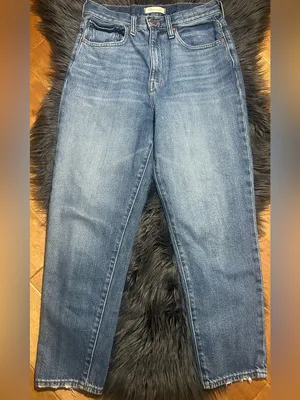 Madewell The Momjean in Downey Wash Jeans Size 28 thumbnail 5