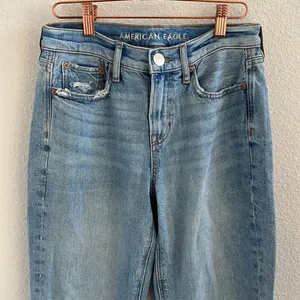 American Eagle '90's Boot Cut Distressed Denim Jeans 0 thumbnail 3