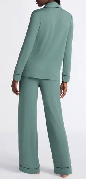 Walmart Joyspun Women's Dreamy Soft Collection Long Sleeve Top and Pants Pajama Set thumbnail 3