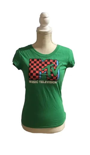 M.T.V. Music Television Graphic T Shirt thumbnail 1