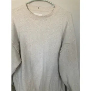 Aerie Women’s Nude Cream Oversized Crewneck Sweatshirt Long Sleeve Size Small thumbnail 3