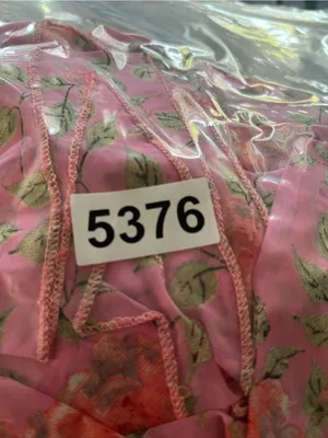 Pink Floral Flutter Sleeve Midi Dress 8 Cottagecore Feminine Church Modest thumbnail 7