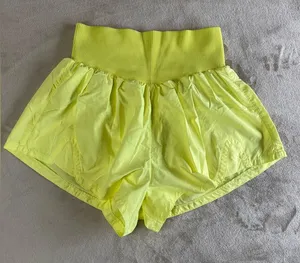 FREE PEOPLE MOVEMENT Neon Butterfly Soft Athletic Shorts Women’s Sz L EUC thumbnail 1