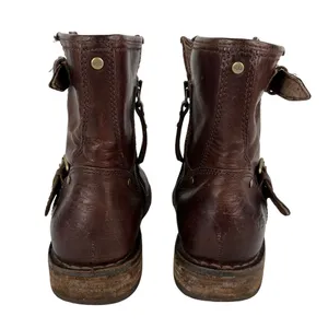 UGG Fabrizia Buckle Biker Boots Ankle Boots 7.5 Dark Brown 1001661 thumbnail 11