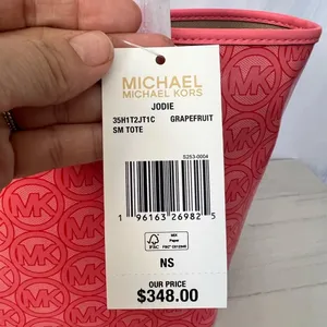 Michael Kors Small Jodie Tote Grapefruit Logo thumbnail 6